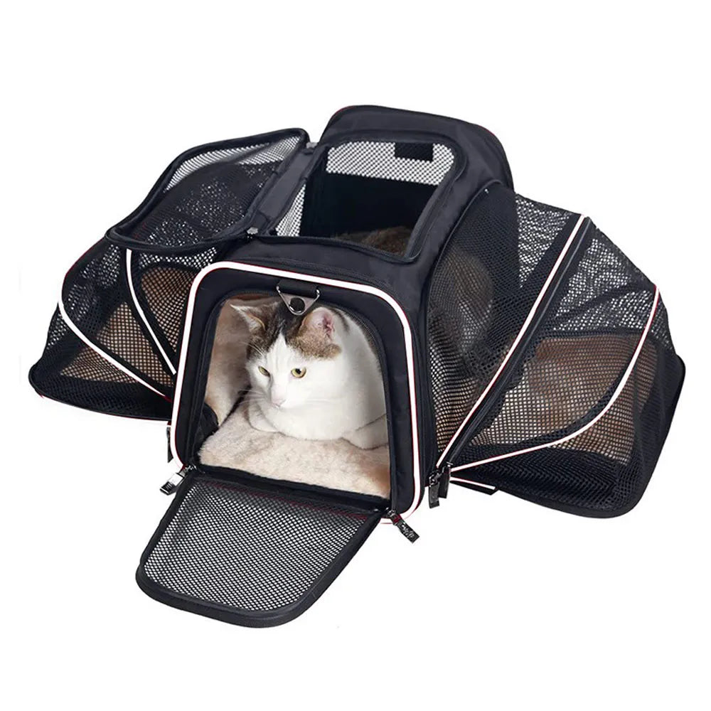 Pet Carriers Bag Portable Breathable Foldable