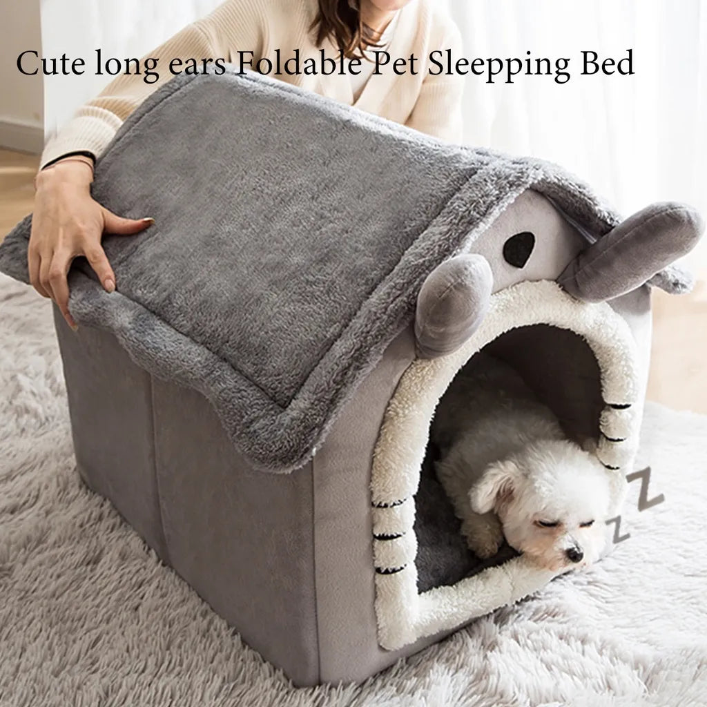 Foldable Pet Sleepping Bed removable and washable