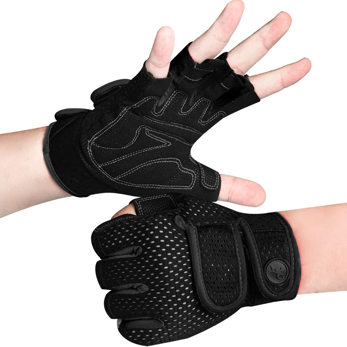 Wrist Support Exercise Fitness Gloves for Training,Pull Ups,Rowing