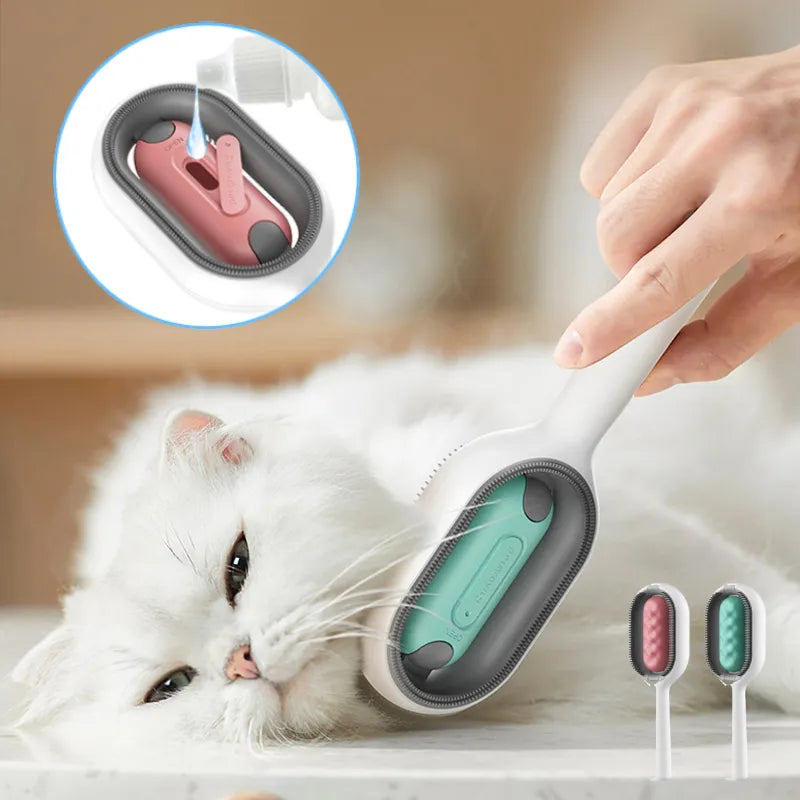 4 In 1 Pet Grooming Brush Cleaning Massage Remover Comb For Cat Dog
