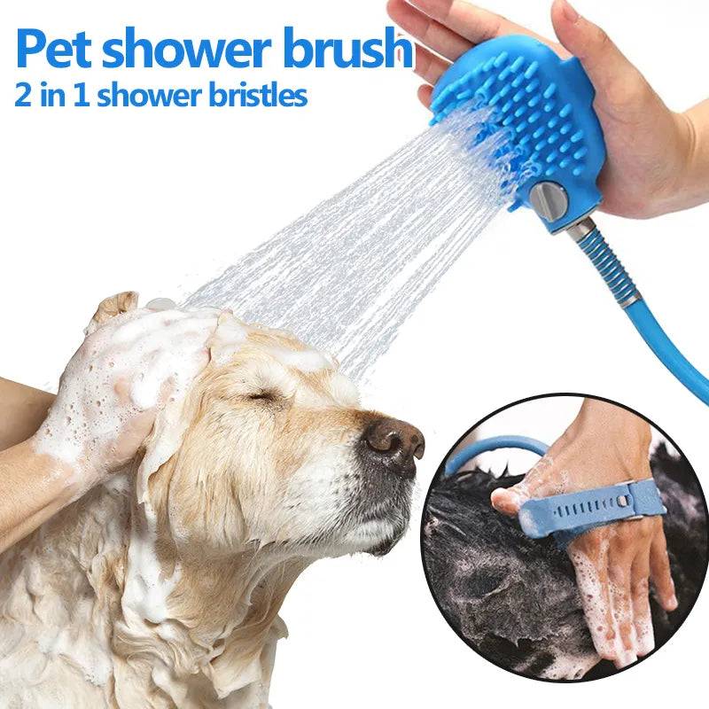 Dog Bathing Brush Shower Spray Type Massage Nozzle